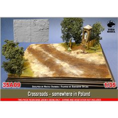 Toro 1:35 Podstawka CROSSROADS - SOMEWHERE IN POLAND - RESIN BASE 