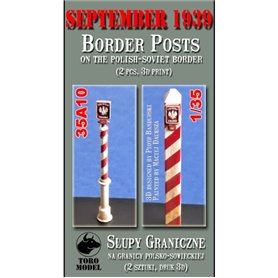 Toro 35A10 September 1939 Border Posts on The Polish-Soviet Border (2 pcs, 3D Print)