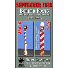 Toro 35A10 September 1939 Border Posts on The Polish-Soviet Border (2 pcs, 3D Print) 