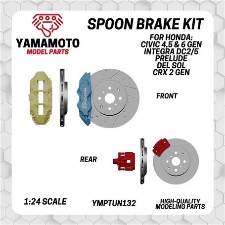 Yamamoto YMPTUN132 Spoon Brake Kit for Honda