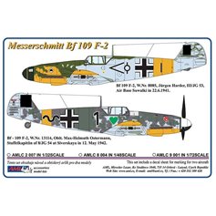 AML 1:32 Maski oraz kalkomanie do Messerschmitt Bf-109 F-2