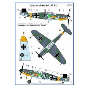 AML C2007 Maska w Skali 1:32 z Kalkomanią Messerschmitt Bf 109 F-2