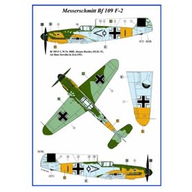 AML C2007 Maska w Skali 1:32 z Kalkomanią Messerschmitt Bf 109 F-2