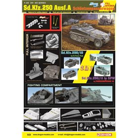 Dragon 1:35 Sd.Kfz.250 Ausf.A Sheutzenpanzerwagen - FULL VERSION INTERIOR