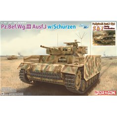 Dragon SMART KIT 1:35 Pz.Bef.Wg.III Ausf.J W/SCHURZEN - 2IN1 