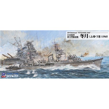 Pit Road W242 IJN Destroyer Fuyuzuki W/HULL PARTS - JAPANESE DESTROYER