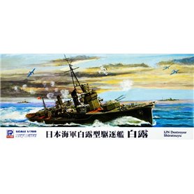 Pit Road W135 IJN Destroyer Shiratsuyu 1942 with Hull Parts