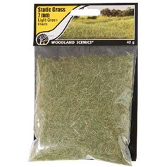 Woodland Scenics Trawa statyczna LIGHT GREEN STATIC GRASS - 7mm