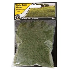 Woodland Scenics Trawa statyczna MEDIUM GREEN STATIC GRASS - 12mm