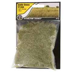 Woodland Scenics Trawa statyczna LIGHT GREEN STATIC GRASS - 12mm