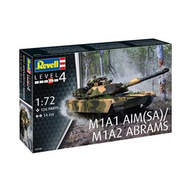 Revell 1:72 M1A1 AIM(SA) / M1A2 Abrams - MODEL SET - z farbami