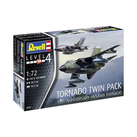 Revell 03801 1/72 TORNADO TWIN PACK 50th Anniversary Panavia Tornado