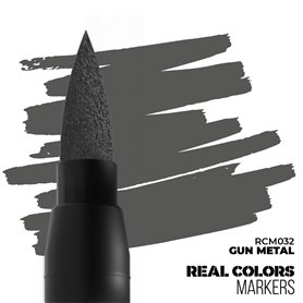 AK Interactive REAL COLORS MARKERS RCM-032 Gun Metal