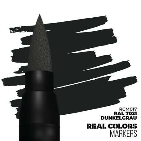 AK Interactive REAL COLORS MARKERS RCM-017 RAL 7021 Dunkelgrau