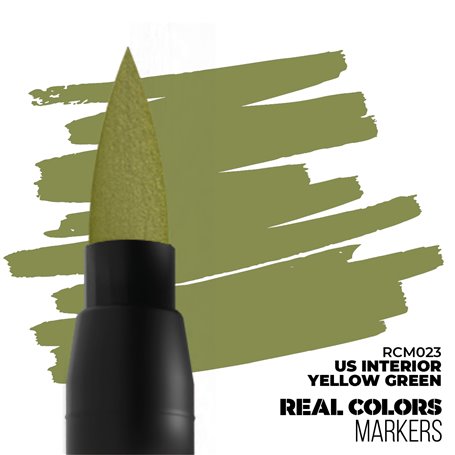 AK Interactive REAL COLORS MARKERS RCM-023 Us Interior Yellow Green