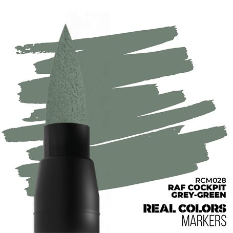 AK Interactive REAL COLORS MARKERS RCM-028 MARKER Raf Cockpit Grey-Green