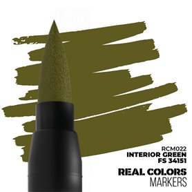 AK Interactive REAL COLORS MARKERS RCM-022 Interior Green FS 34151