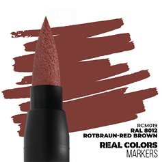 AK Interactive REAL COLORS MARKERS RCM-019 RAL 8012 Rotbraun-Red Brown