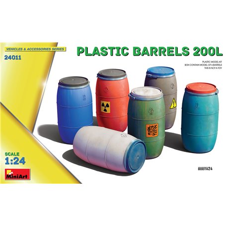 Mini Art 24011 Plastic Barrels 200 L