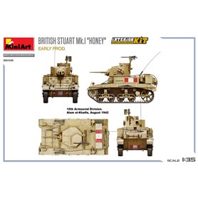 Mini Art 1:35 BRITISH STUART MK.I HONEY - EARLY PRODUCTION - INTERIOR KIT