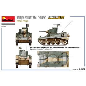 Mini Art 1:35 BRITISH STUART MK.I HONEY - EARLY PRODUCTION - INTERIOR KIT