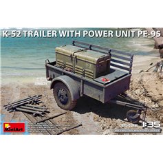 Mini Art 1:35 K-52 TRAILER W/POWER UNIT PE-95