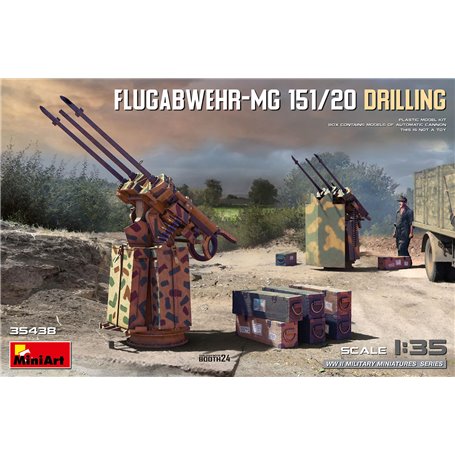 Mini Art 35438 Flugabwehr-MG 151/20 Drilling