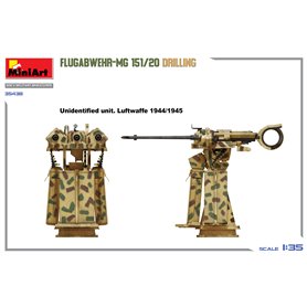 Mini Art 1:35 Flugabwehr-MG 151/20 Drilling
