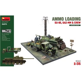 Mini Art 36071 Ammo Loading SU-85, GAZ-MM & Crew Big Set