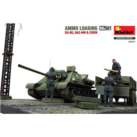 Mini Art 1:35 AMMO LOADING SU-85, GAZ-MM AND CREW - BIG SET