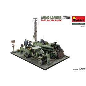Mini Art 1:35 AMMO LOADING SU-85, GAZ-MM AND CREW - BIG SET