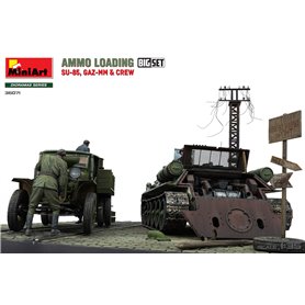 Mini Art 1:35 AMMO LOADING SU-85, GAZ-MM AND CREW - BIG SET