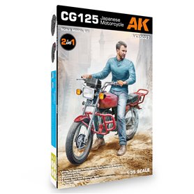 AK Interactive 1:35 CG125 - JAPANESE MOTORCYCLE