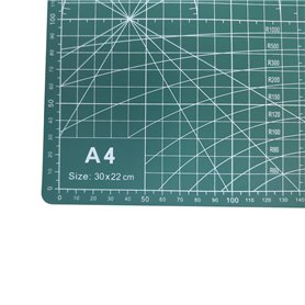 Mata do cięcia A4 30x22cm dwustronna zielona