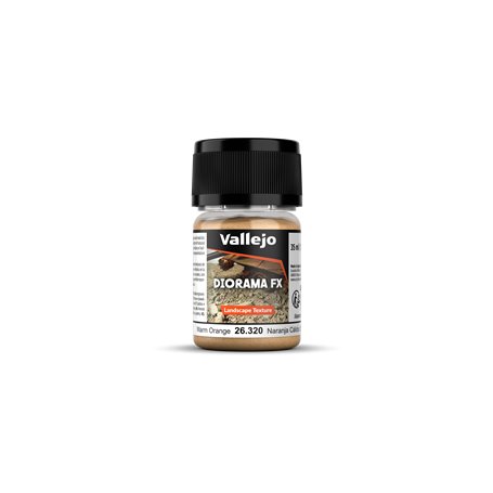 Vallejo Diorama FX Lansc. Text. Warm Orange 0,1 - 1 mm - 