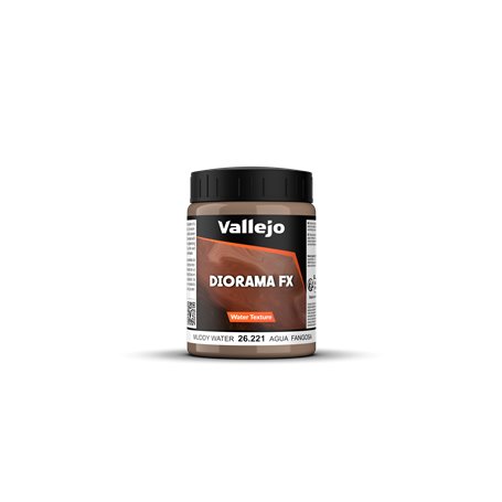 Vallejo Diorama FX Water Text. Muddy Water - 200 ml