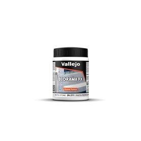 Vallejo GROUND TEXTURE White stone / biała skała - masa modelarska / 200ml