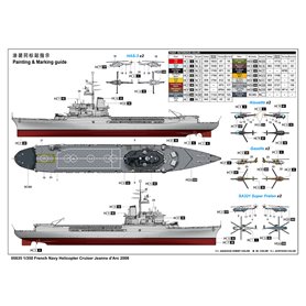 Trumpeter 1:35 Jeanne d'Arc 2008 - FRENCH NAVY HELICOPTER CRUISER