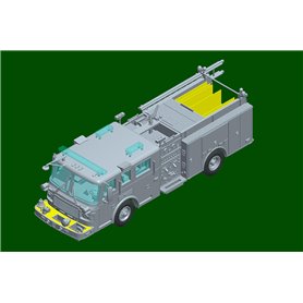 TRUMPETER 07445 Wóz strażacki LaFrance Eagle - 1:72