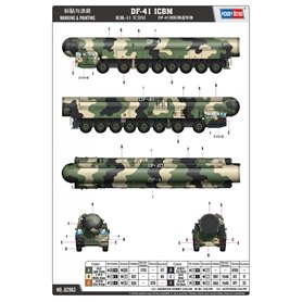 HOBBY BOSS 82963 Dongfeng-41 ICBM - 1:72