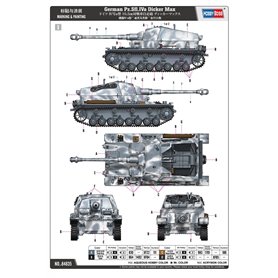 Hobby Boss 1:48 Pz.Sfl.IVa Dicker Max - GERMAN TANK DESTROYER