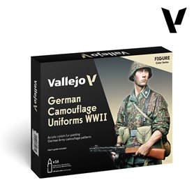 VALLEJO 70261 Figure Color Series 16 farb - German Camouflage Uniforms WWII