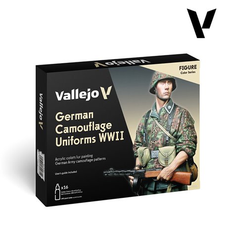 VALLEJO 70261 Figure Color Series 16 farb - German Camouflage Uniforms WWII