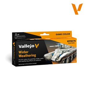 VALLEJO 70263 Effects Color Series 8 farb - Winter Weathering by Chema Cabrero