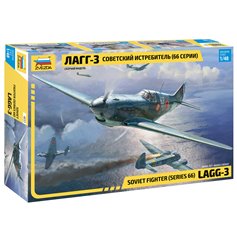 Zvezda 1:48 Lavochkin LaGG-3 - SOVIET FIGHTER (SERIES 66)