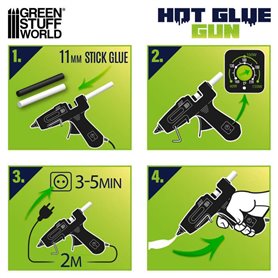 Pistolet do kleju na gorąco Green Stuff World 150W