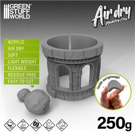Lekka masa modelarska Green Stuff World 250g – szara
