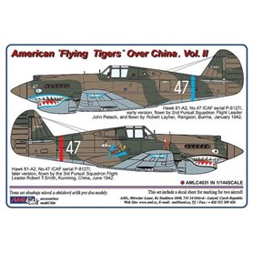 AML C4031 Kalkomania American “Flying Tigers“ Over China, Part II (1:144)