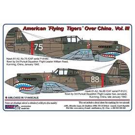 AML C4032 Kalkomania American “Flying Tigers“ Over China, Part III (1:144)