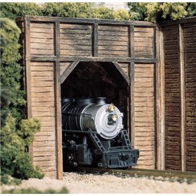 Woodland WC1254  HO Timber Single Portal